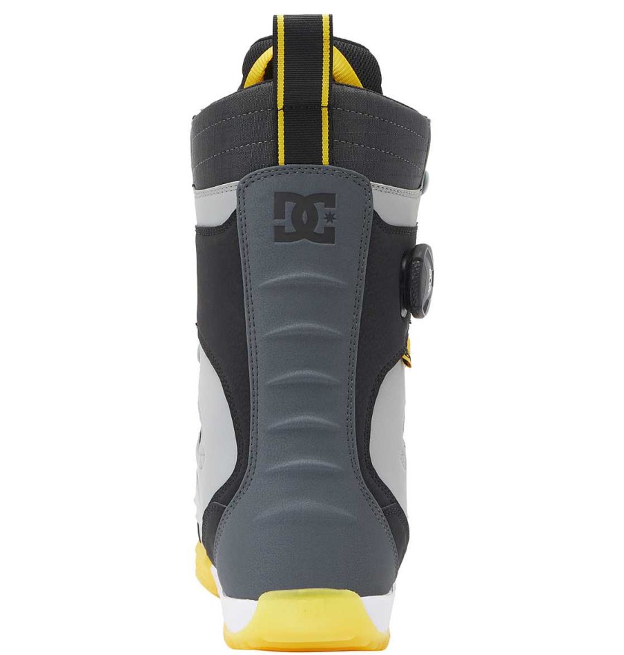 Neige Pour Hommes DC Shoes | Bottes De Planche A Neige Premier Hybrid Boa® Pour Hommes Noir/Gris/Jaune